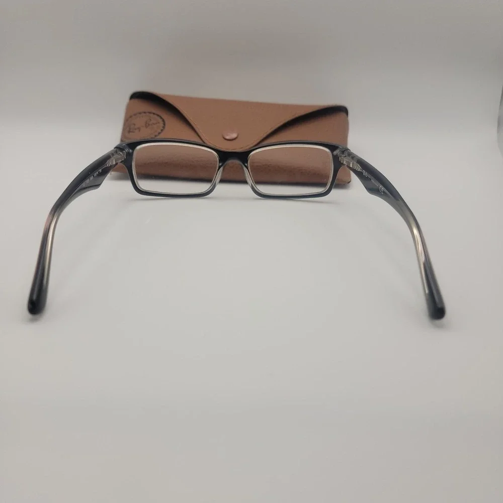 Ray-Ban Junior Kids Rectangular Eyeglass Frames Only RB1530 3529 Black 48-18-130